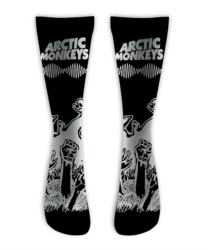Meia  Cano Alto - ARCTIC MONKEYS - Black
