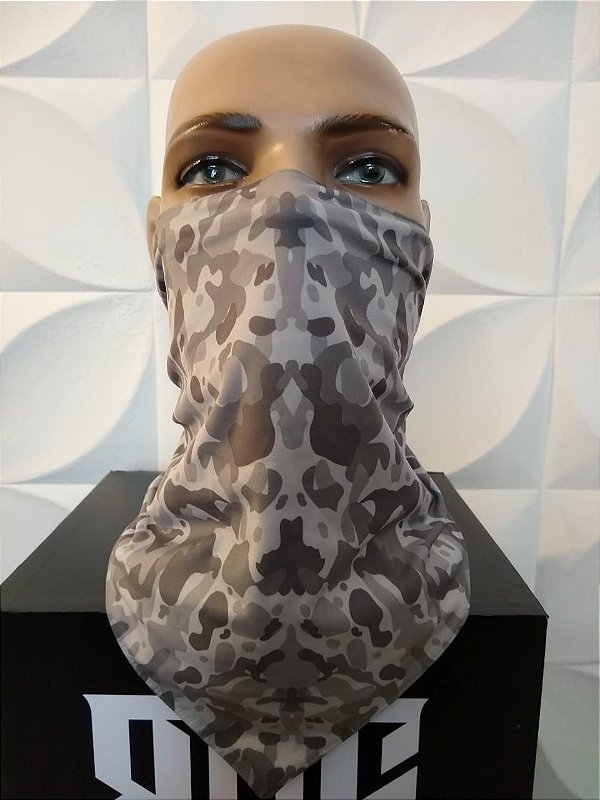 Bandana Camuflado Cinza
