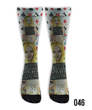 Meia  Cano Alto - Bad Alice