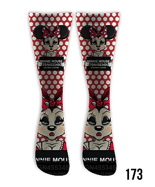 Meia  Cano Alto - Bad Minnie