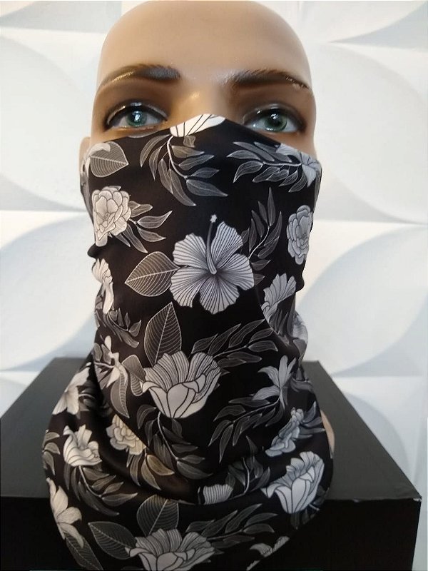 Bandana Floral P&B