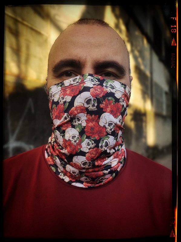 BANDANA TUBULAR - BUFF Caveira Floral