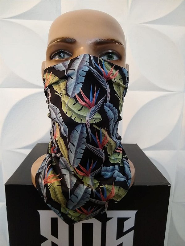 Bandana Floral Pena Colorida