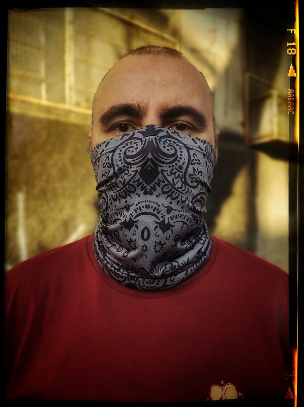 BANDANA TUBULAR - BUFF Mexicana Cinza