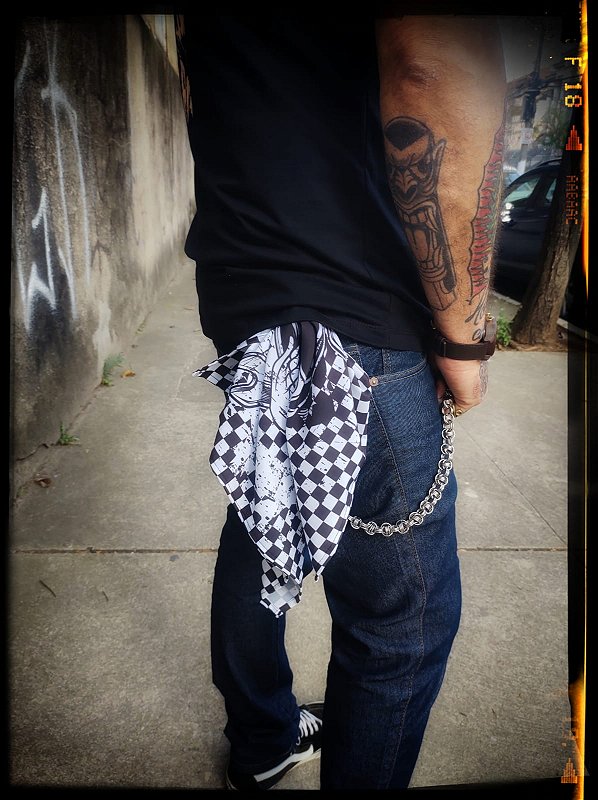 Bandana Quadrada Motorcycle